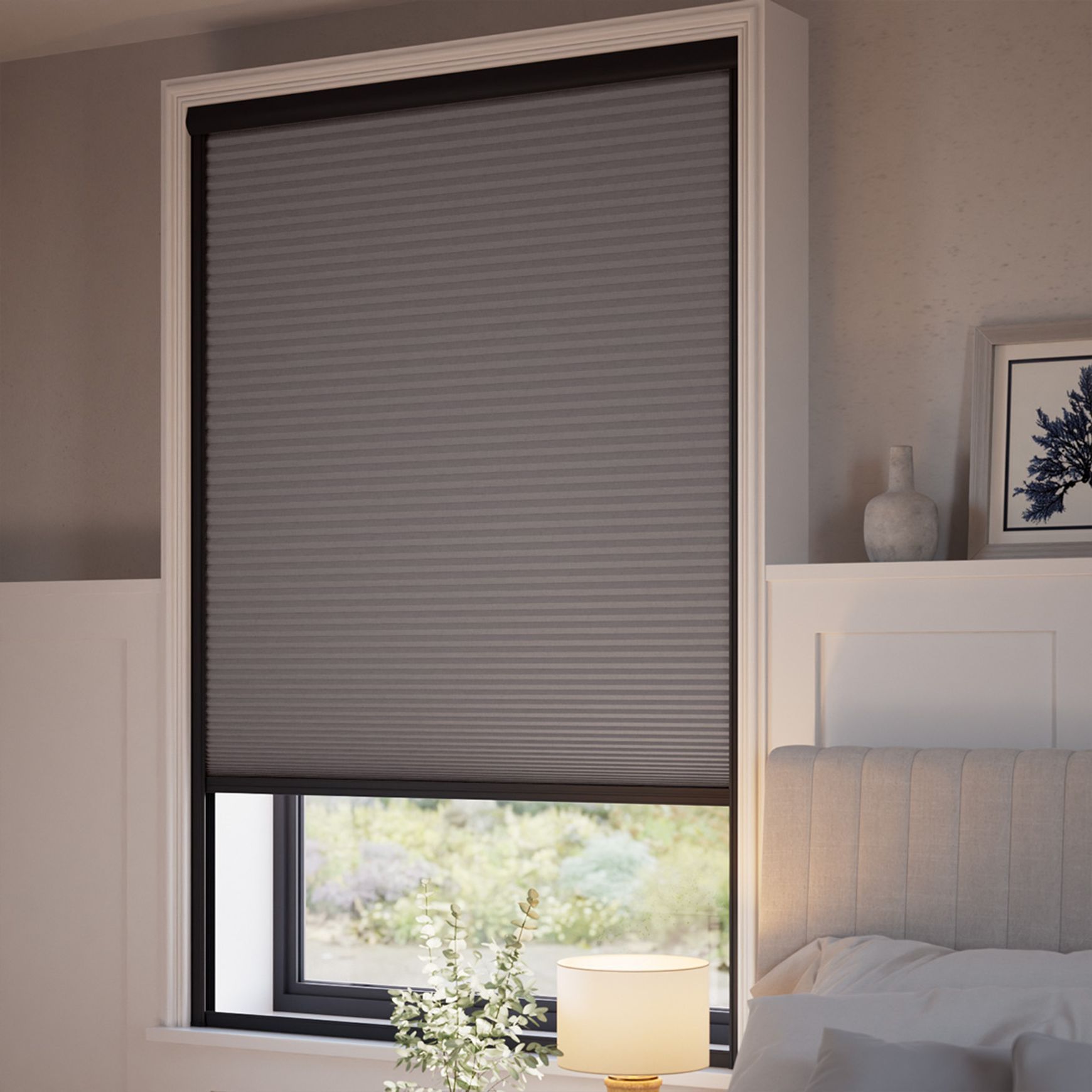Total Blockout Thermal Carbon Grey | Honeycomb Blinds