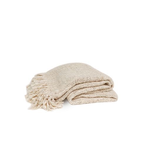 Sadie Throw 100% Cotton | Cream