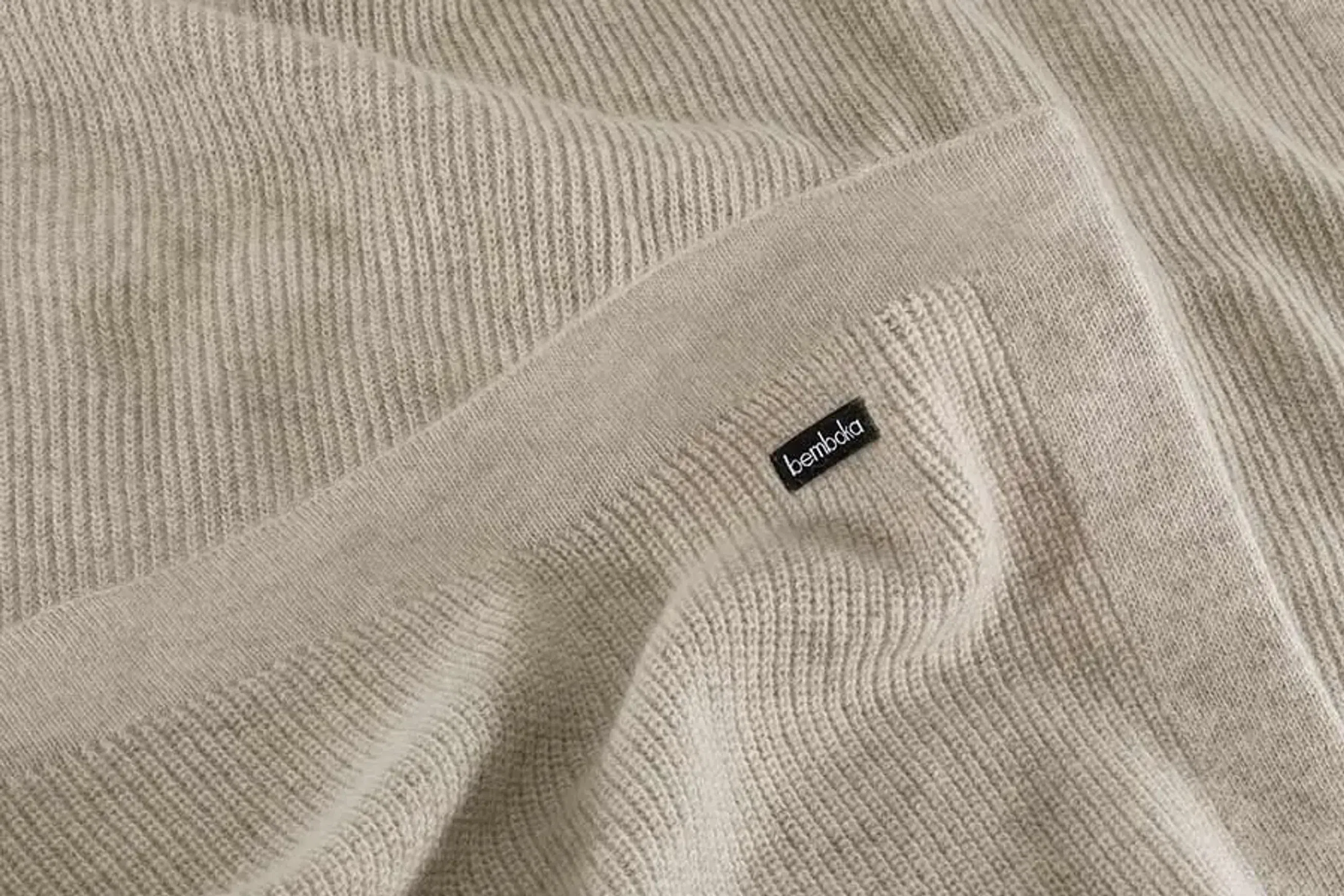 Chain Rib Angora & Merino Wool Throws
