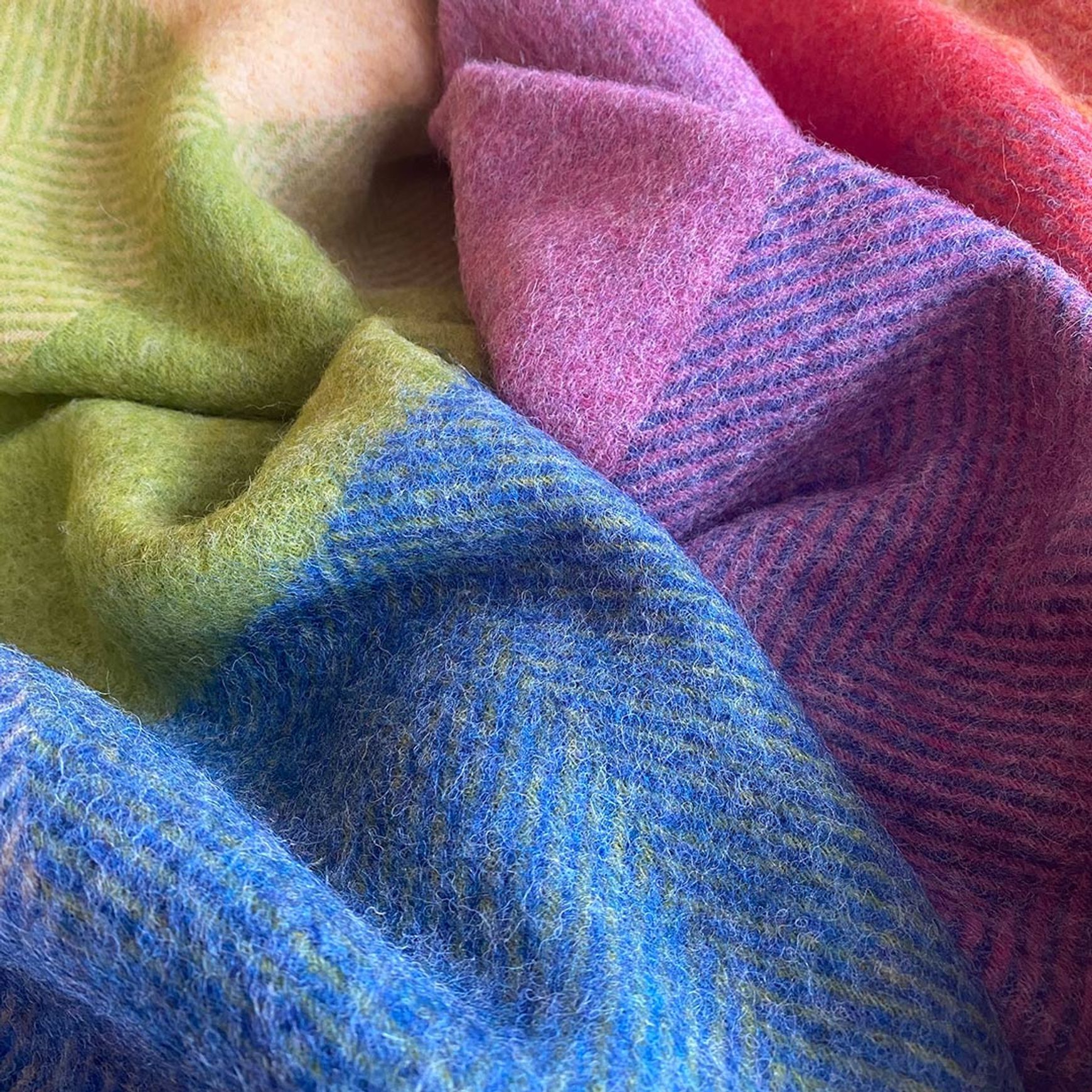 NZ Wool Throw - Harland Sunset | 100% Pure Wool