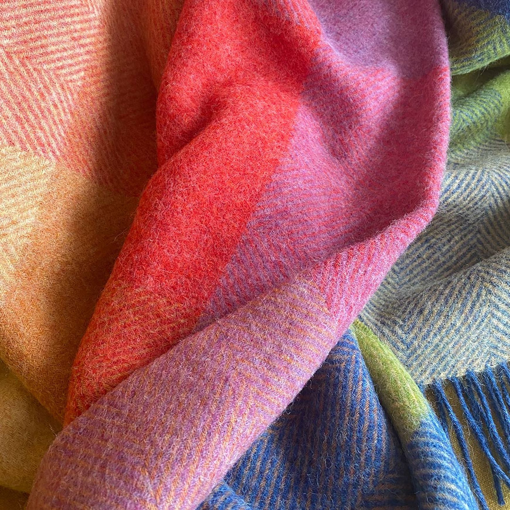 NZ Wool Throw - Harland Sunset | 100% Pure Wool