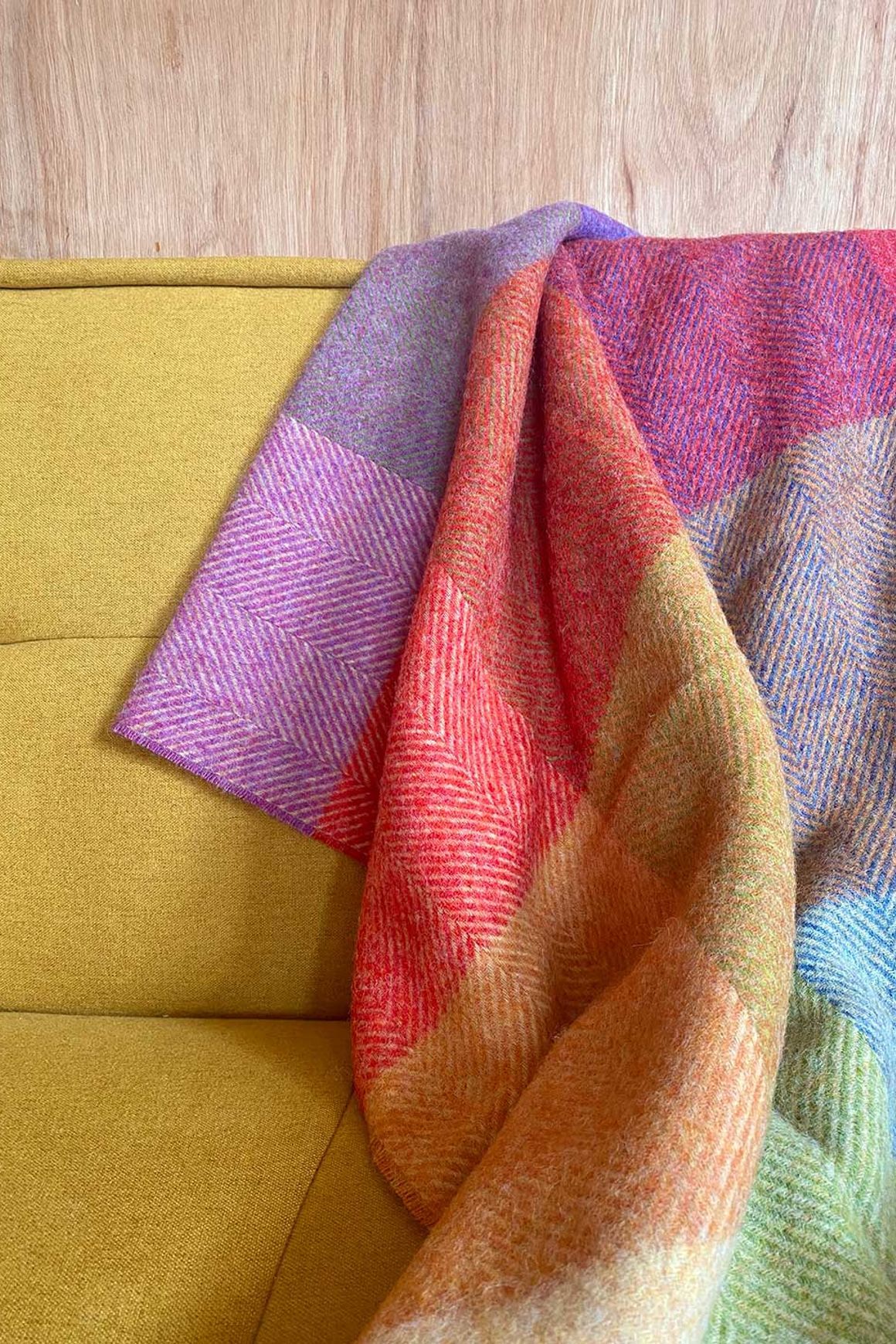 NZ Wool Throw - Harland Sunset | 100% Pure Wool