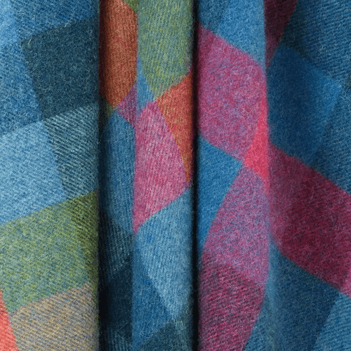 NZ Wool Throw - Harlequin Tutti Frutti | 100% Pure NZ Wool