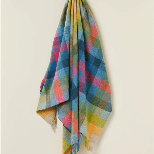 NZ Wool Throw - Harlequin Tutti Frutti | 100% Pure NZ Wool