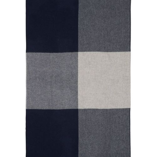 Weave Home Riverton Throw Navy | 100% Wool | Large Size