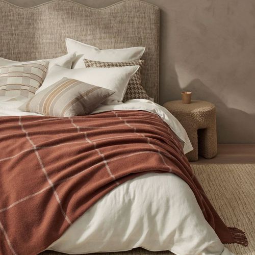 Weave Home Ranfurly Throw - Earth | 100% Wool | Large Size