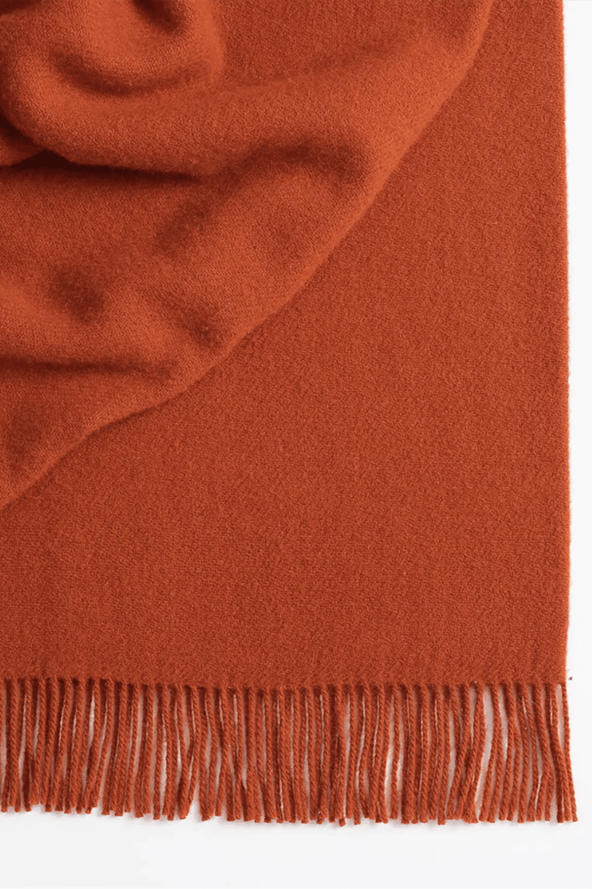 Weave Home Nevis Throw Blanket - Umber | NZ Lambswool