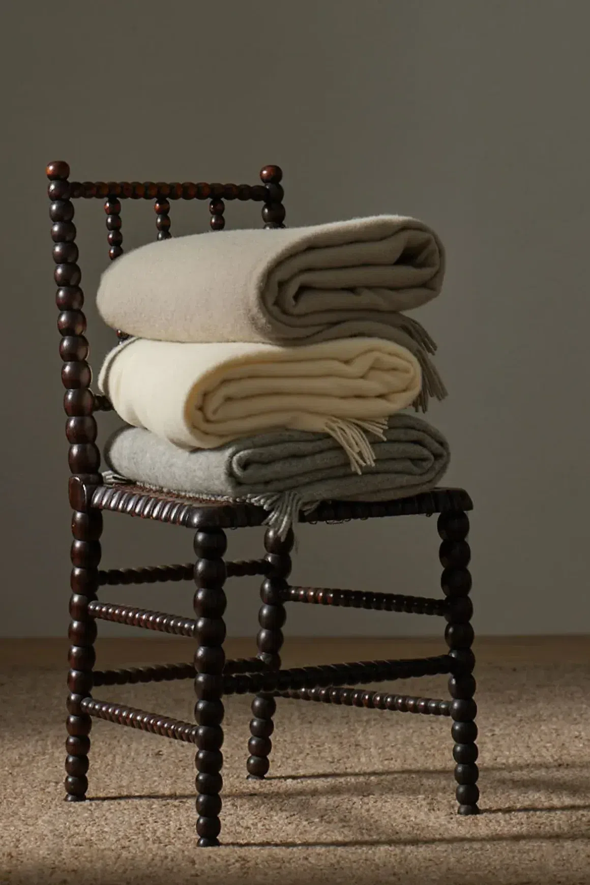 Weave Home Nevis Throw Blanket - Snow | NZ Lambswool