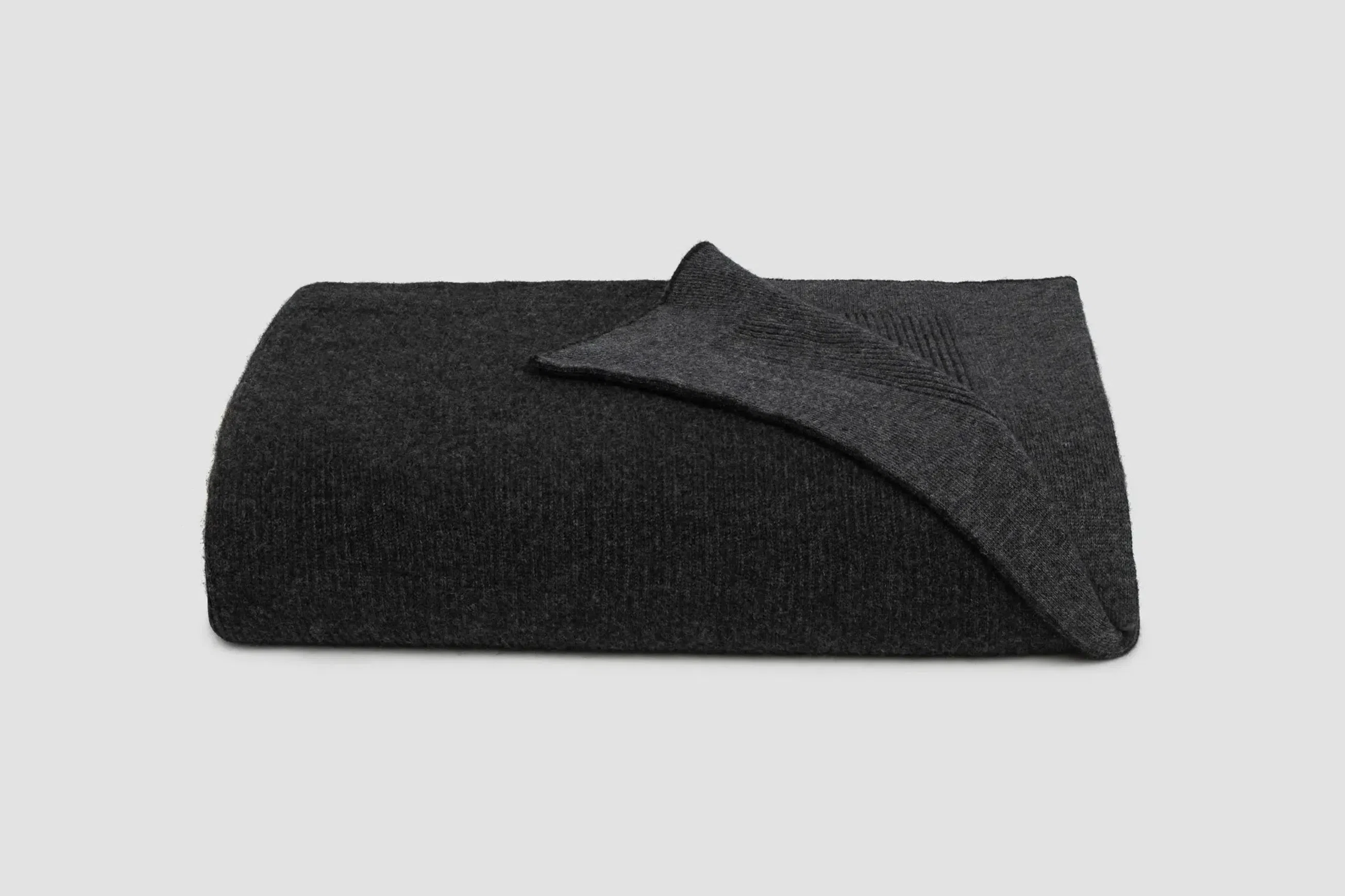 Reversible Rib Angora & Merino Wool Blankets