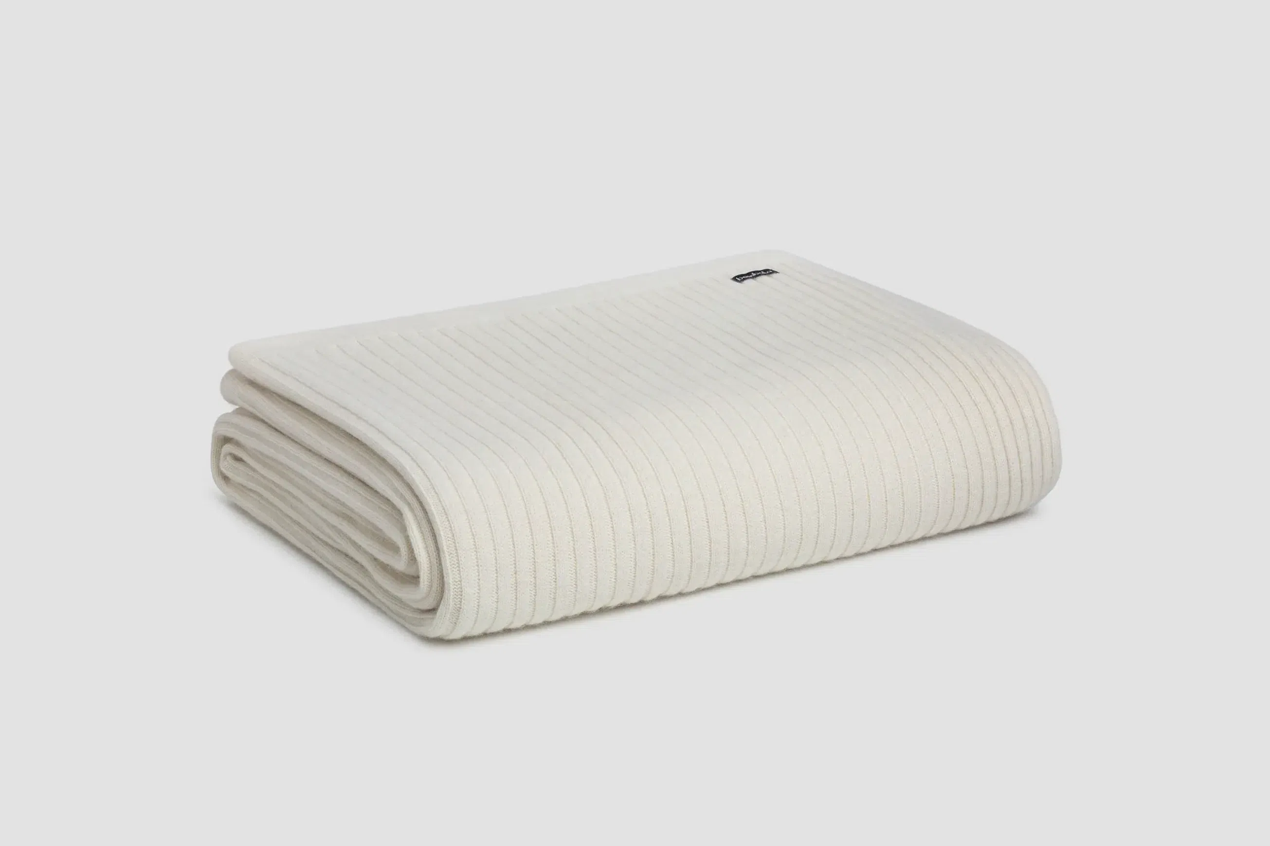 Wide Rib Angora & Merino Wool Throws