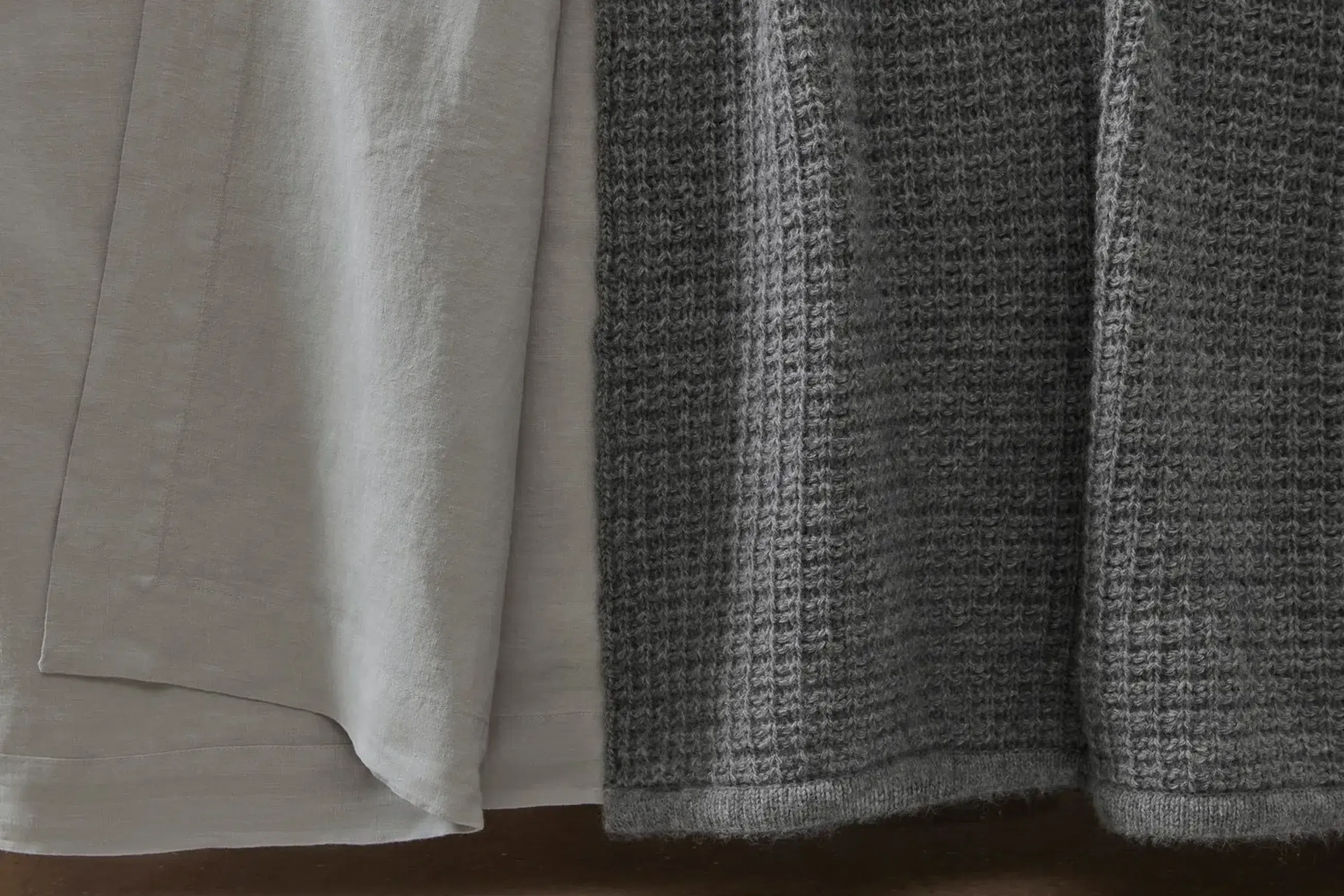 Chunky Box Angora & Merino Wool Throws