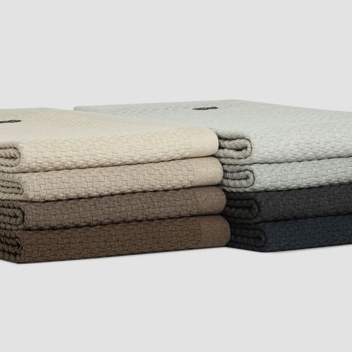 Basketweave Cotton Throws