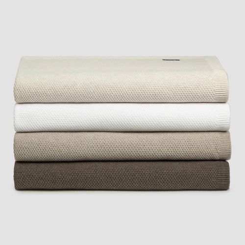 Moss Stitch Cotton Blankets