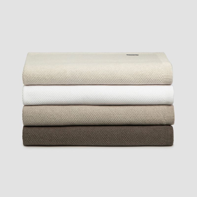 Moss Stitch Cotton Blankets