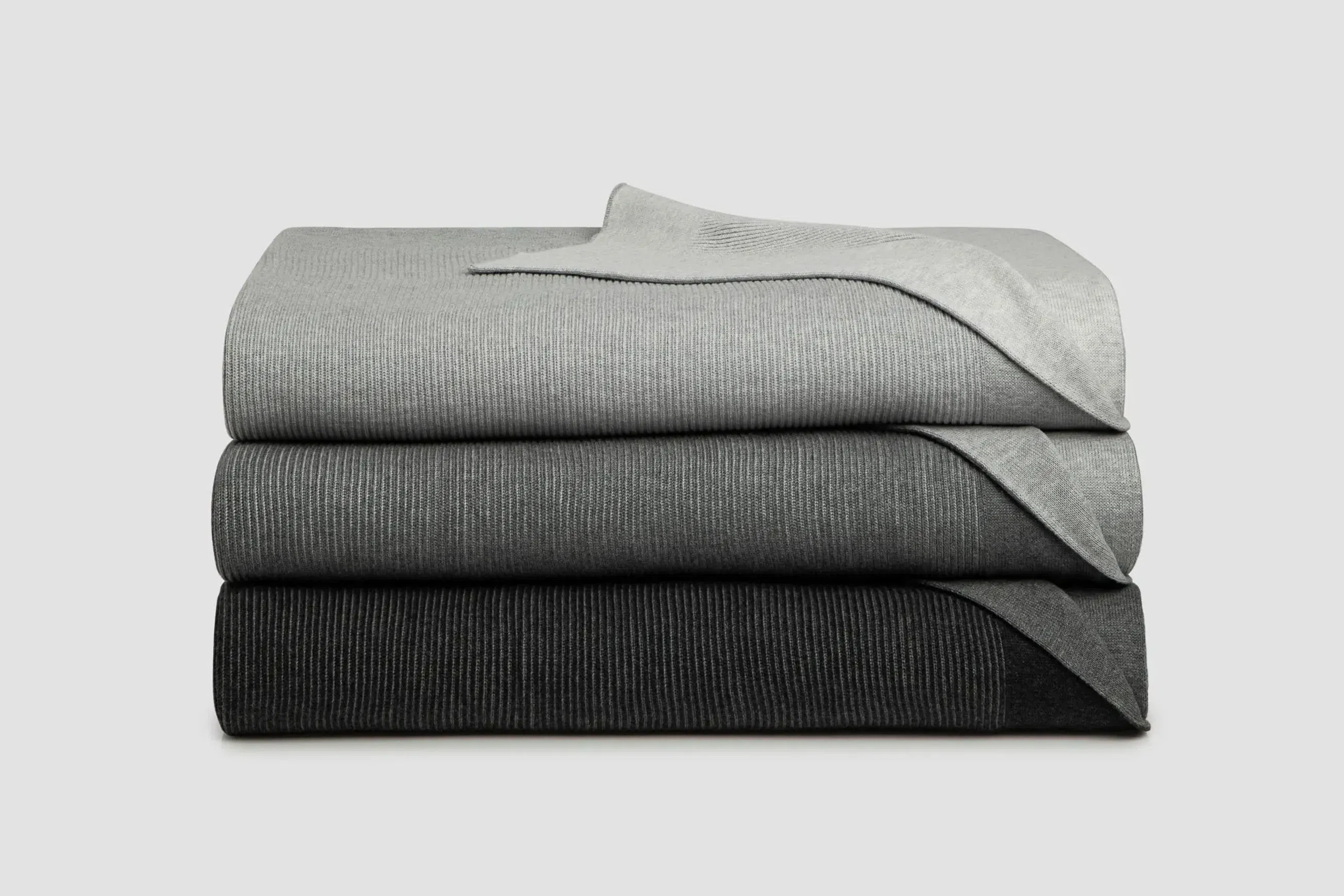 Reversible Rib Cotton Throws