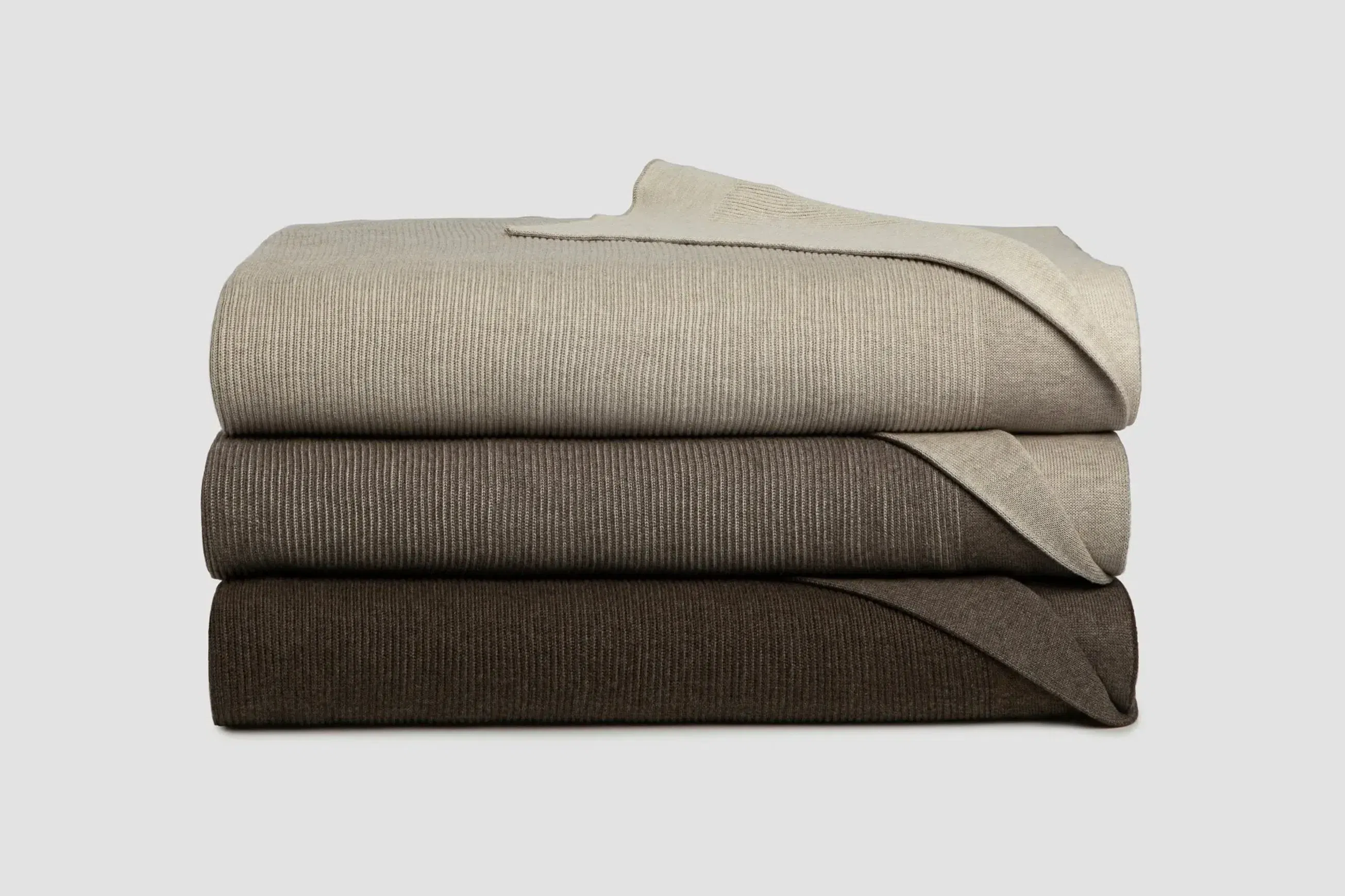 Reversible Rib Cotton Throws