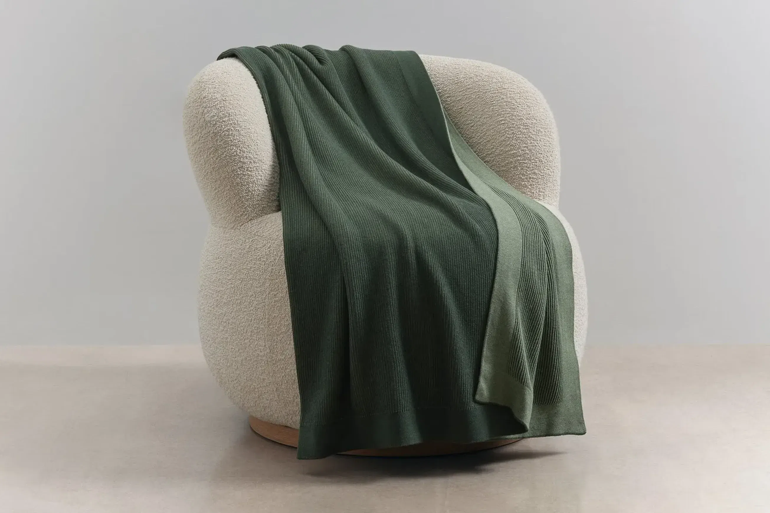 Reversible Rib Cotton Throws