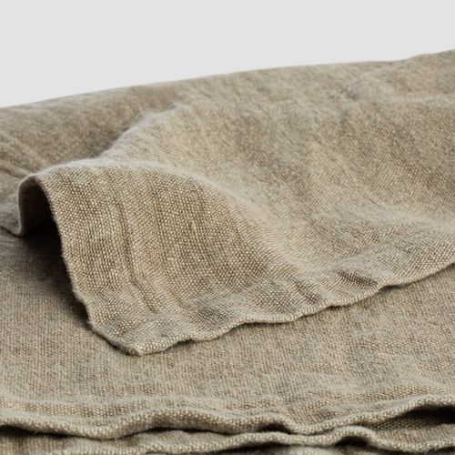 Heavy Flax Linen Blankets