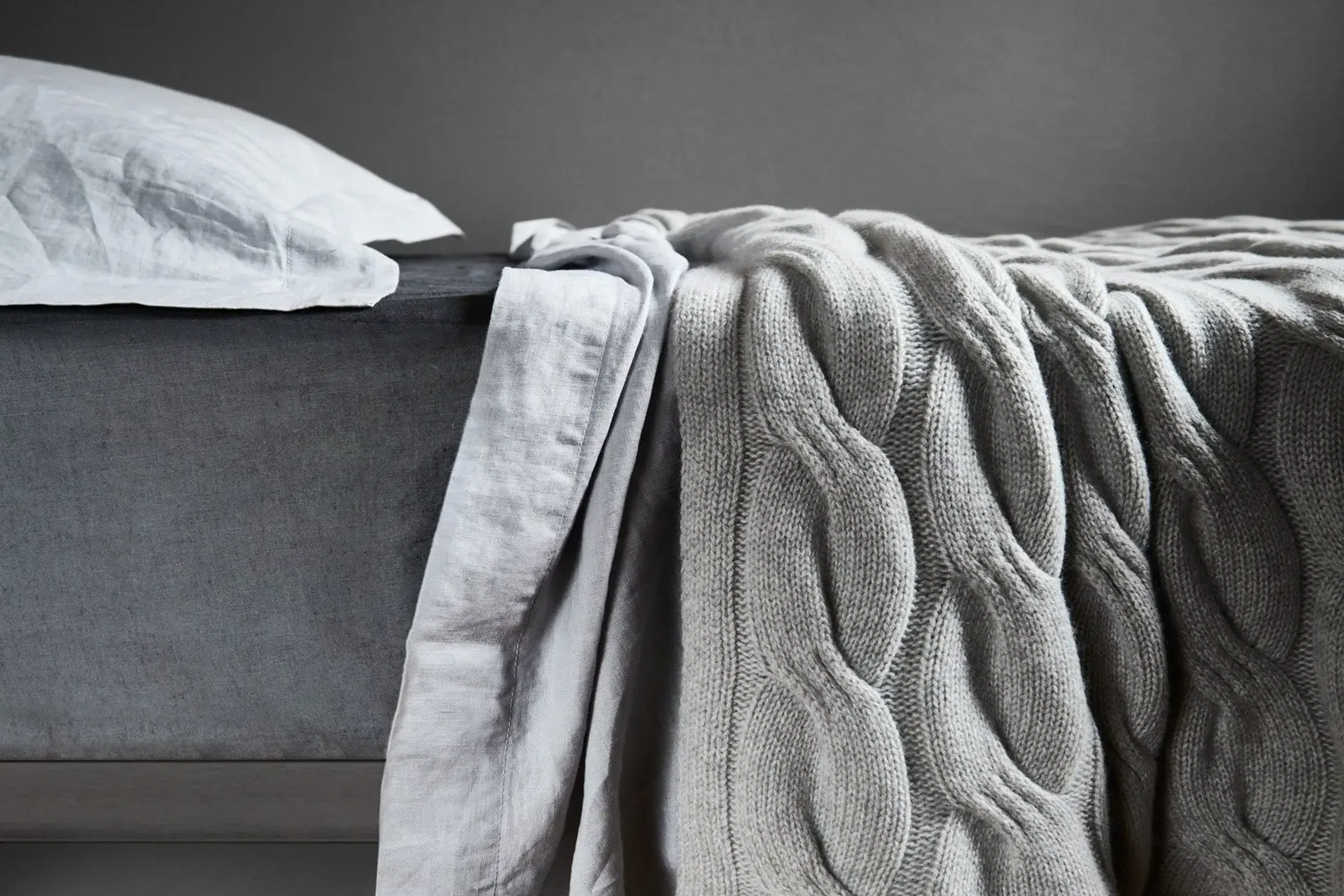 Chunky Cable Italian Cashmere Throws