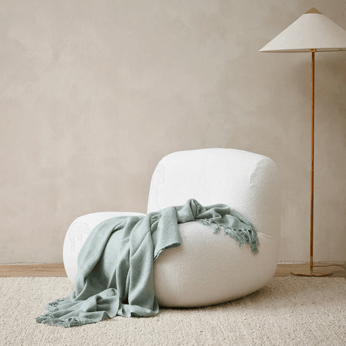Baya Richmond Throw - Glacier | Acrylic/Wool Blend