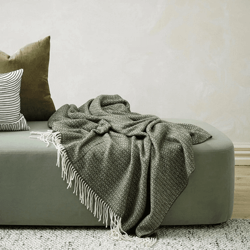 Baya Littano Throw - Kale
