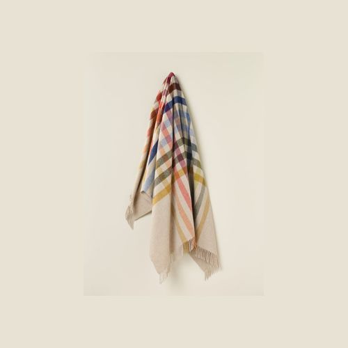 NZ Merino Throw Blanket - Henley Beige | 100% Pure Wool