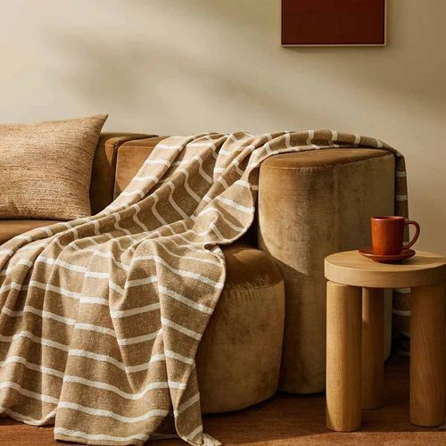 Weave Home Piazza Throw Blanket - Earth