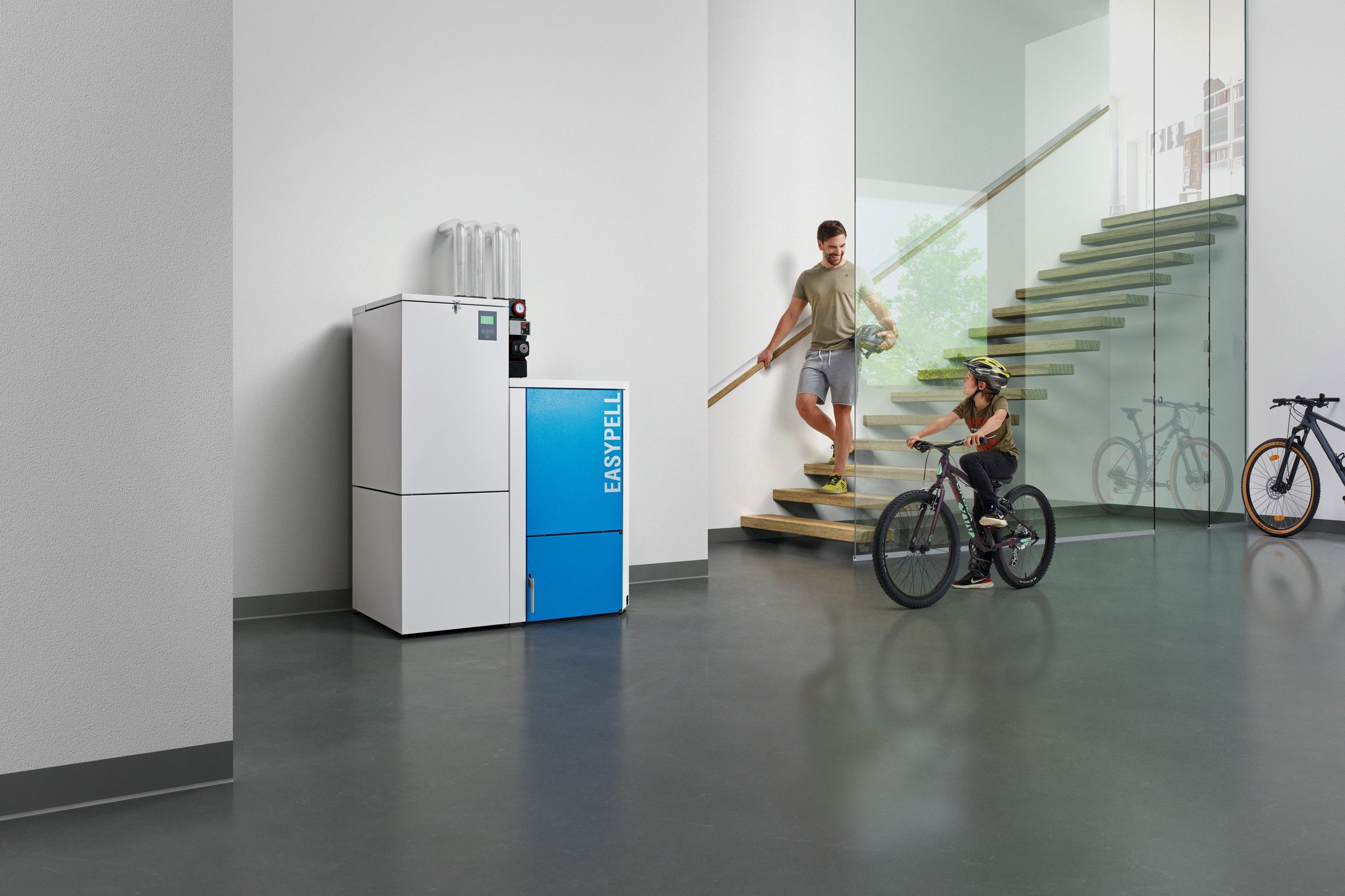 Easypell Pellet Boiler Package (Wood Pellet Boiler)