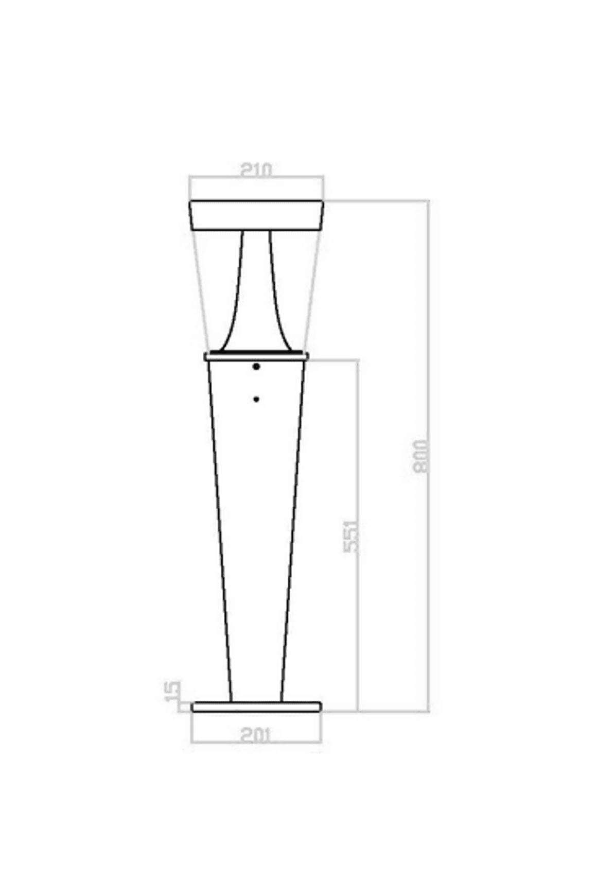 Sentry Solar Bollard 018