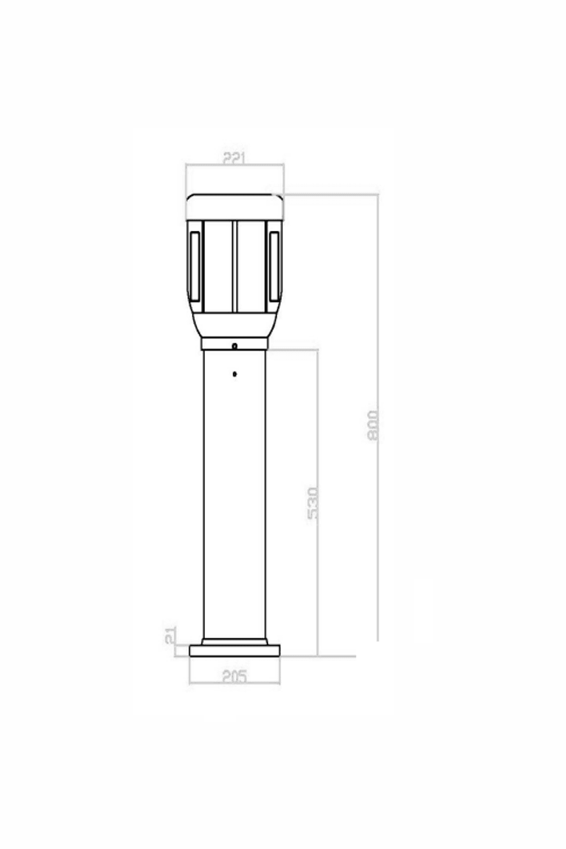 Sentry Solar Bollard 019