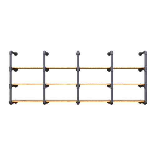 Industrial Pipe Bookshelf
