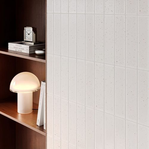 Komo Speckle White Brick Tile