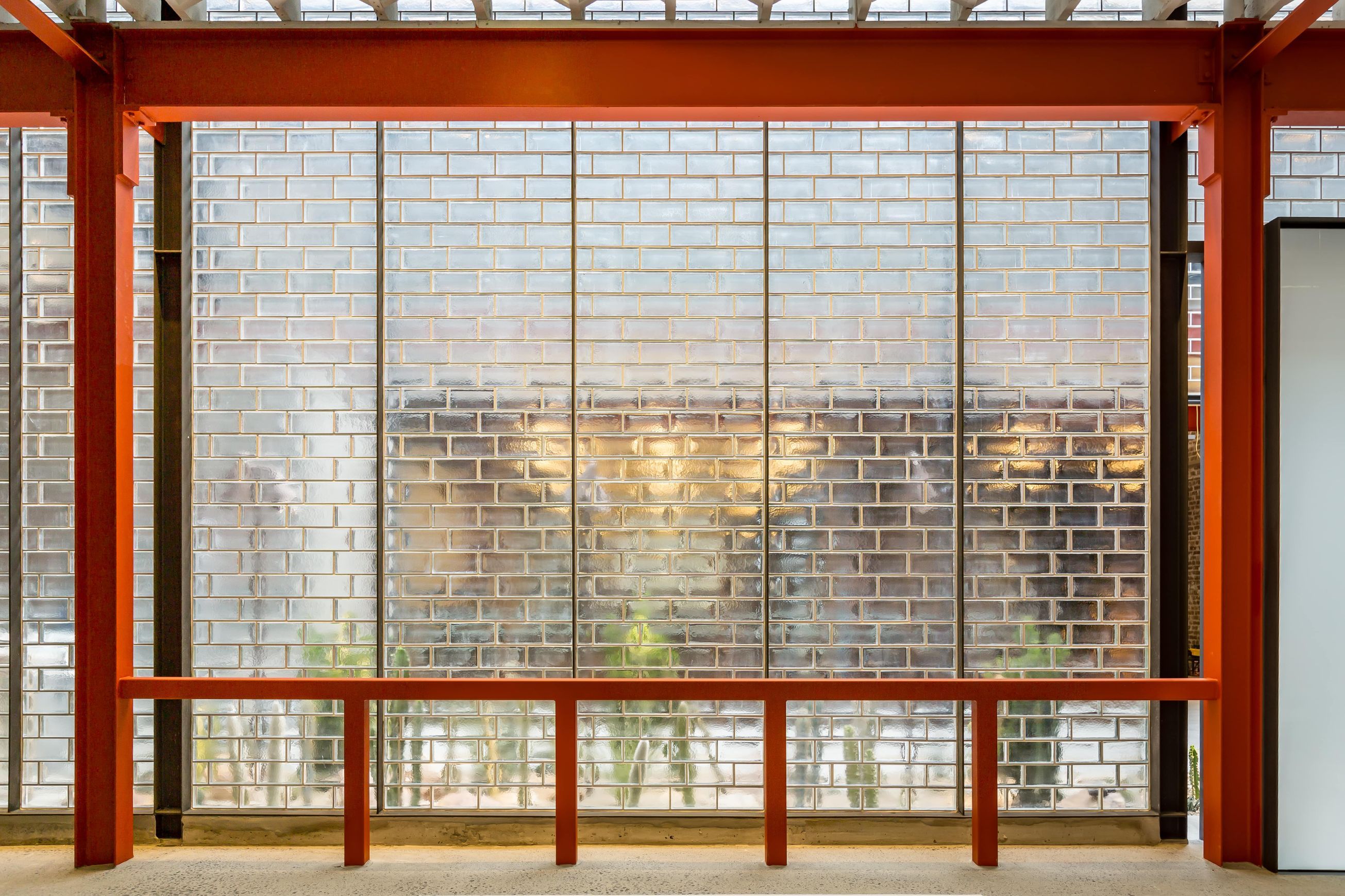 Poesia Cast Glass Brick Cladding