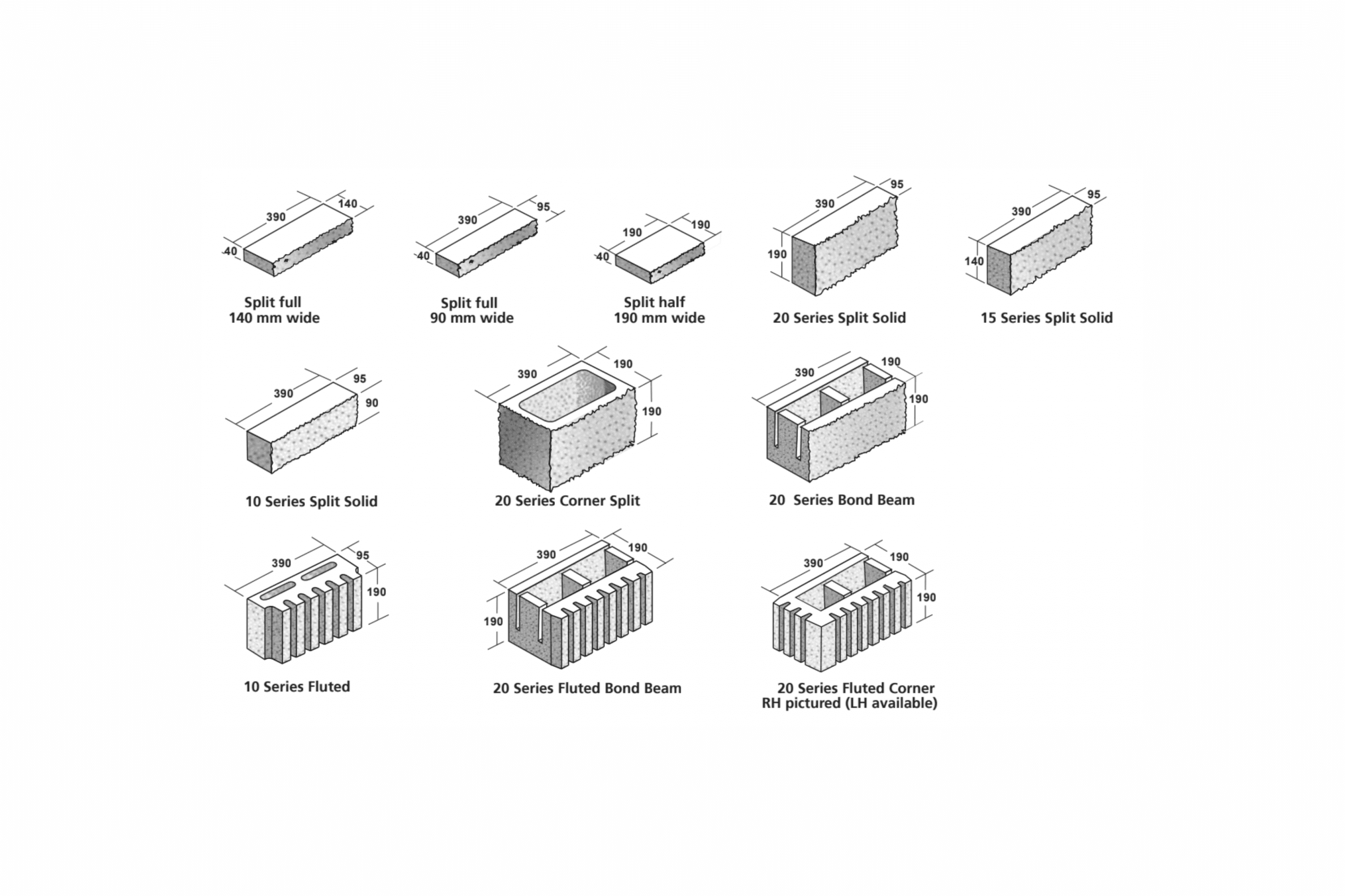 Architectural Structural Blocks
