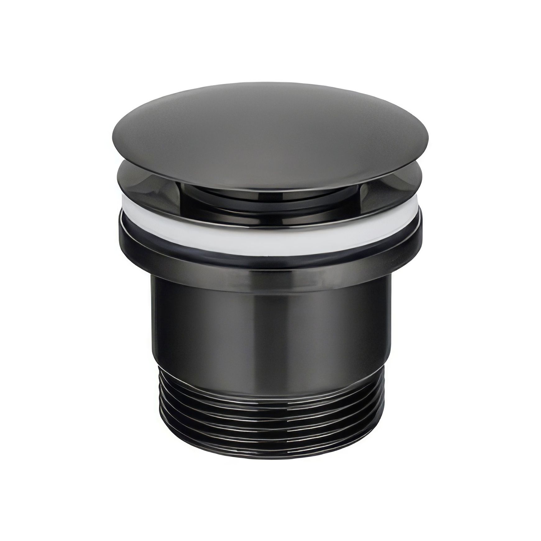 Avi Pop-Up Waste - Brushed Gunmetal