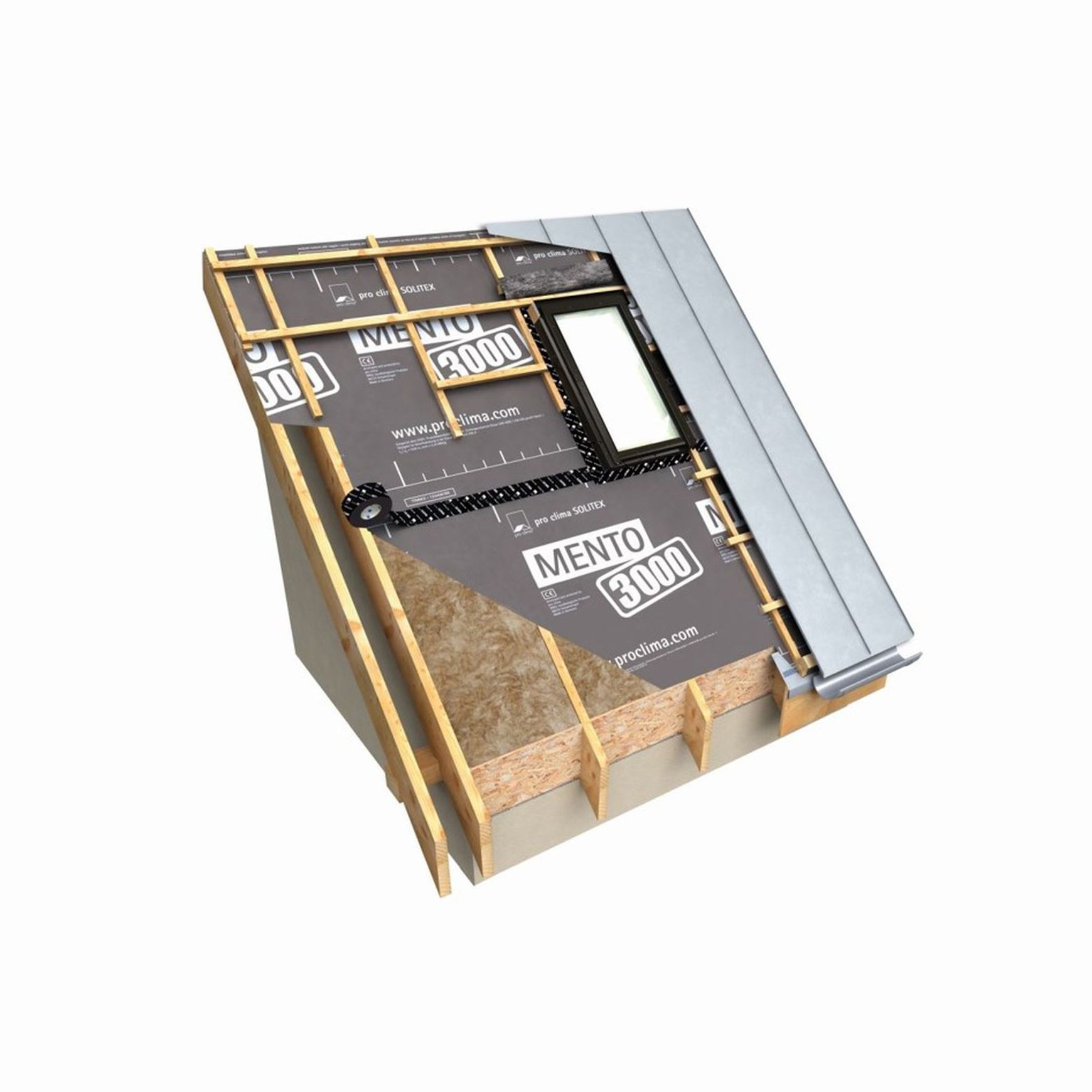 SOLITEX MENTO® 3000 - Roof Weather Resistive Barrier