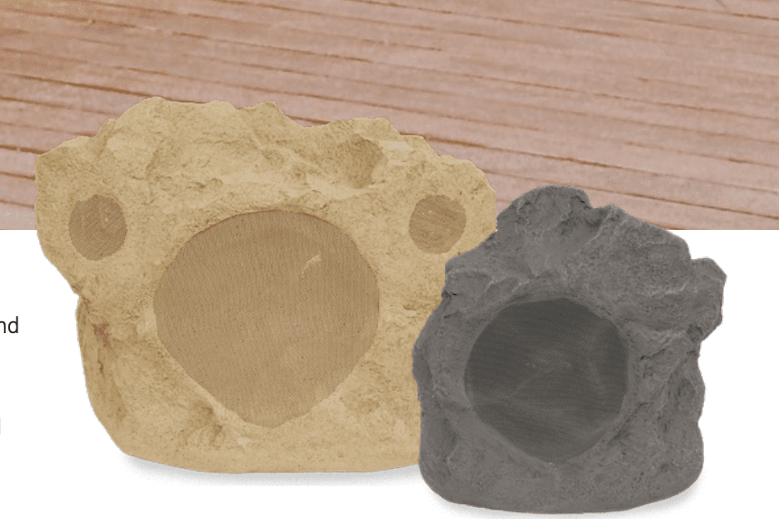 Rock and Planter Loudspeakers