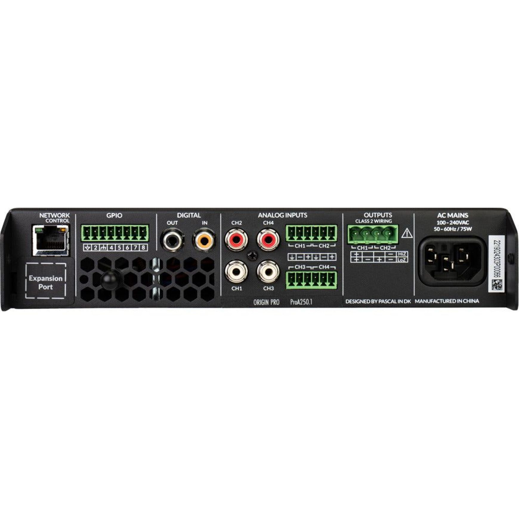 Origin PRO | 125W/ch at 8 ohm, 2-channel Power Amplifier