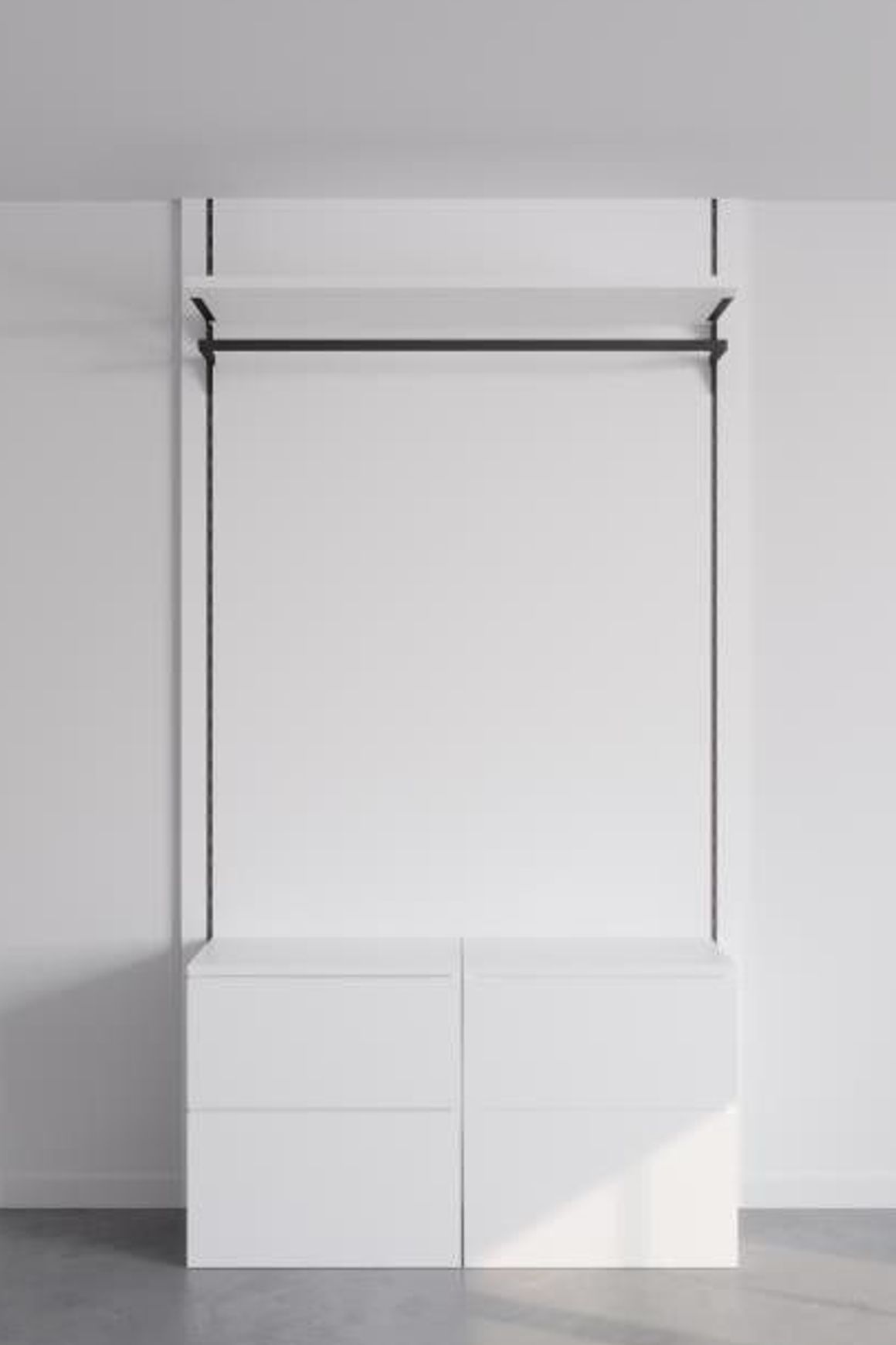 The Simple Shirt | Concealed Kitset Wardrobe