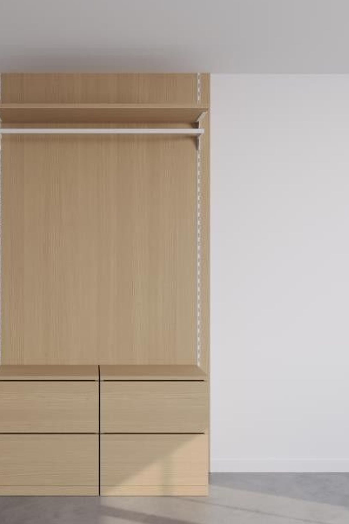 The Simple Shirt | Concealed Kitset Wardrobe