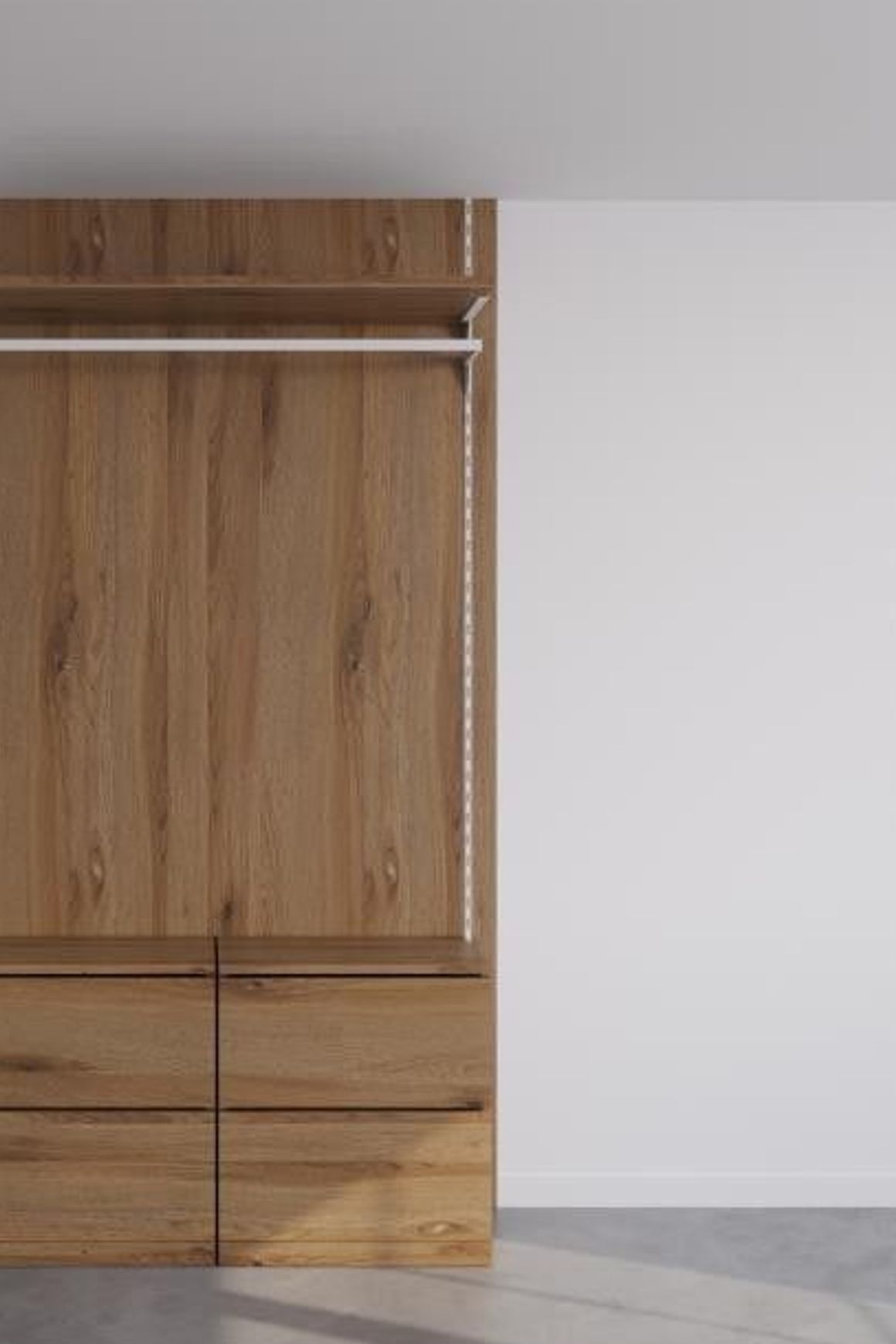The Simple Shirt | Concealed Kitset Wardrobe