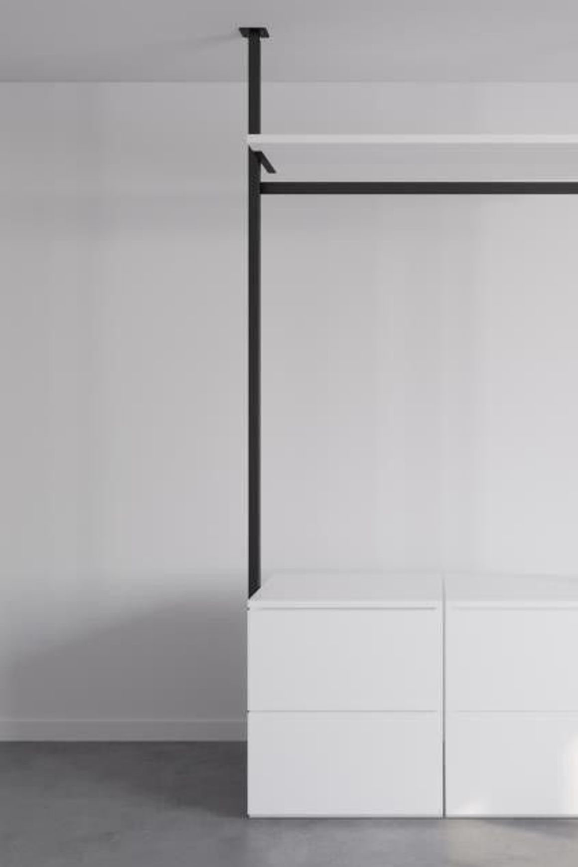 The Luxe Cashmere | Ceiling Fixed Wardrobe
