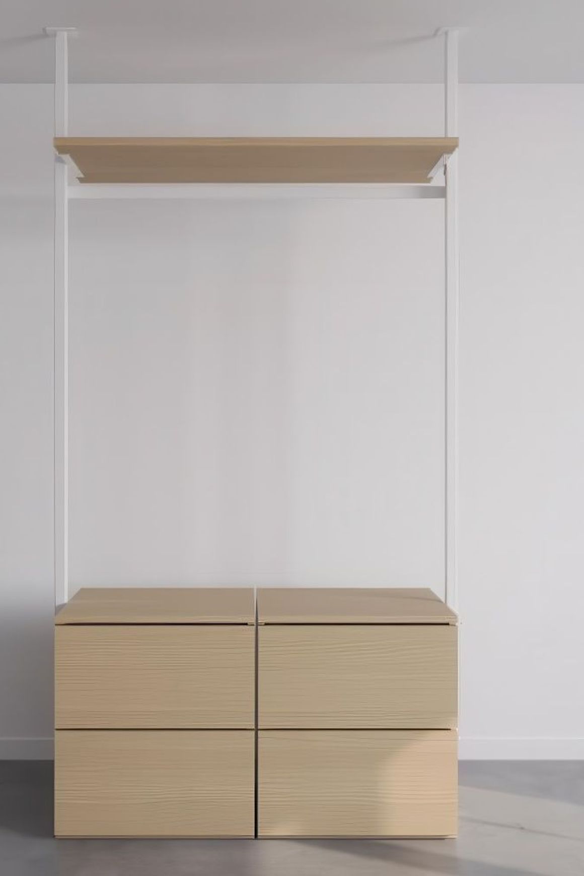 The Luxe Cashmere | Ceiling Fixed Wardrobe