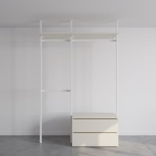 The Sophisticated LBD | Ceiling Fixed Wardrobe