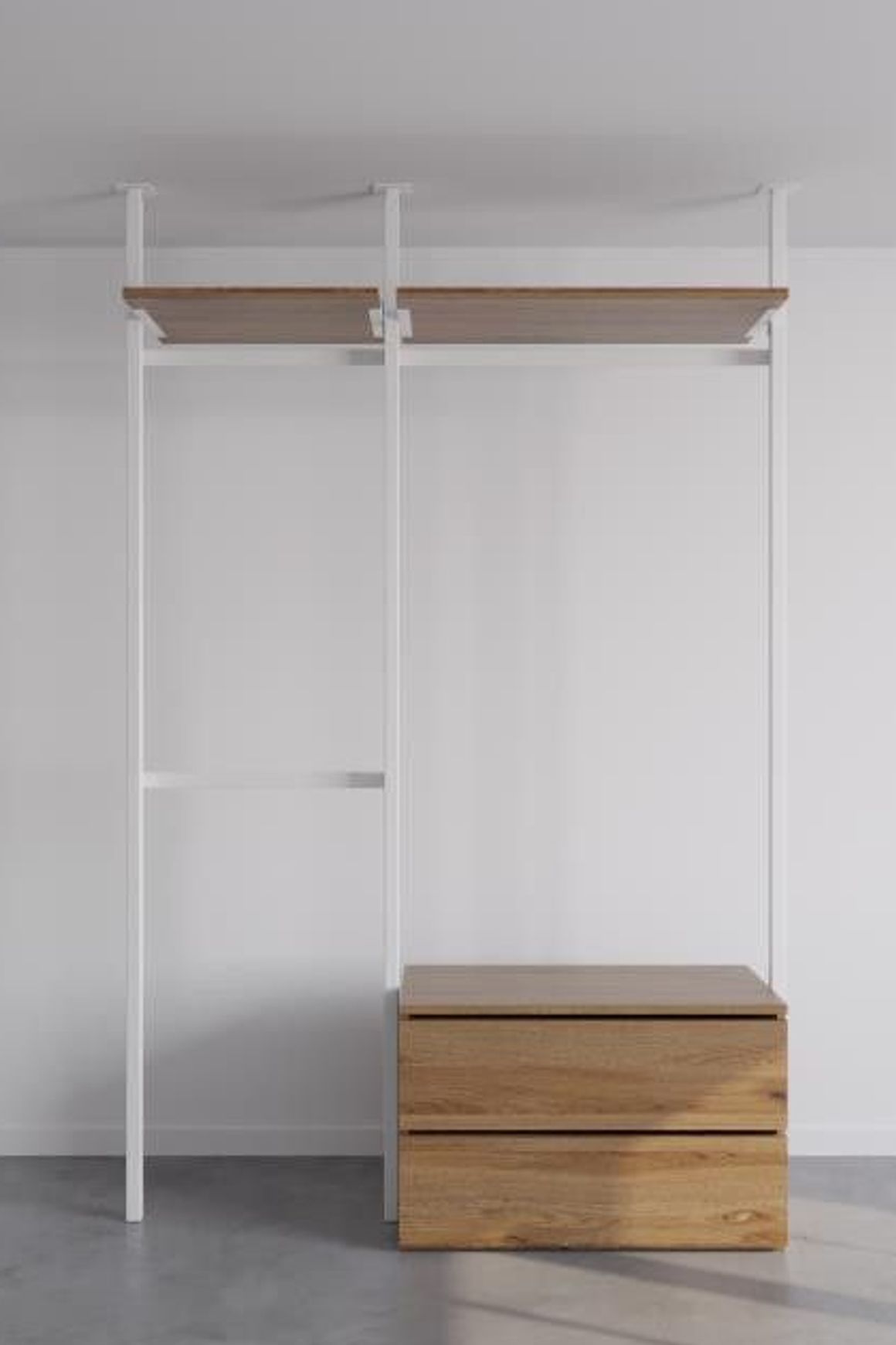 The Sophisticated LBD | Ceiling Fixed Wardrobe