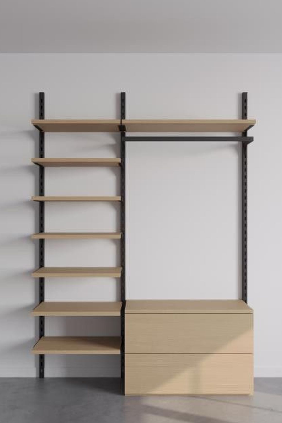 The Simple Tank | Wall Fixed Wardrobe