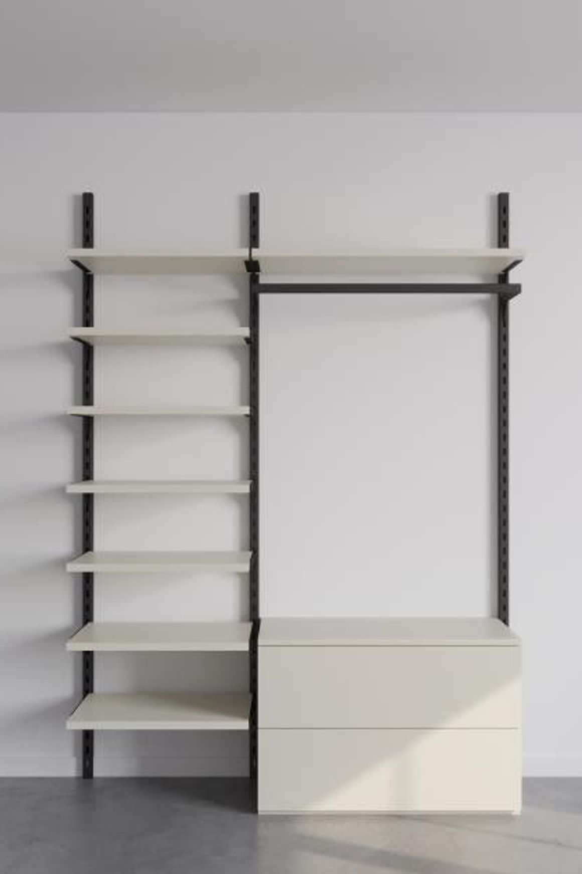The Simple Tank | Wall Fixed Wardrobe
