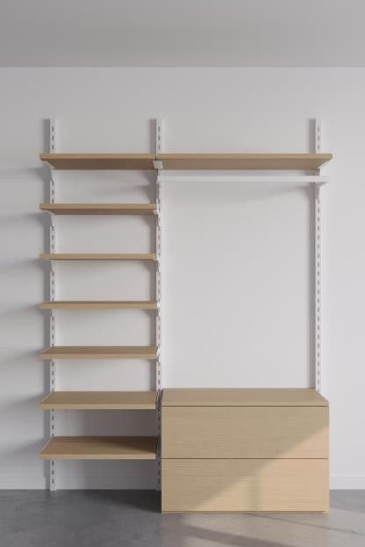 The Simple Tank | Wall Fixed Wardrobe