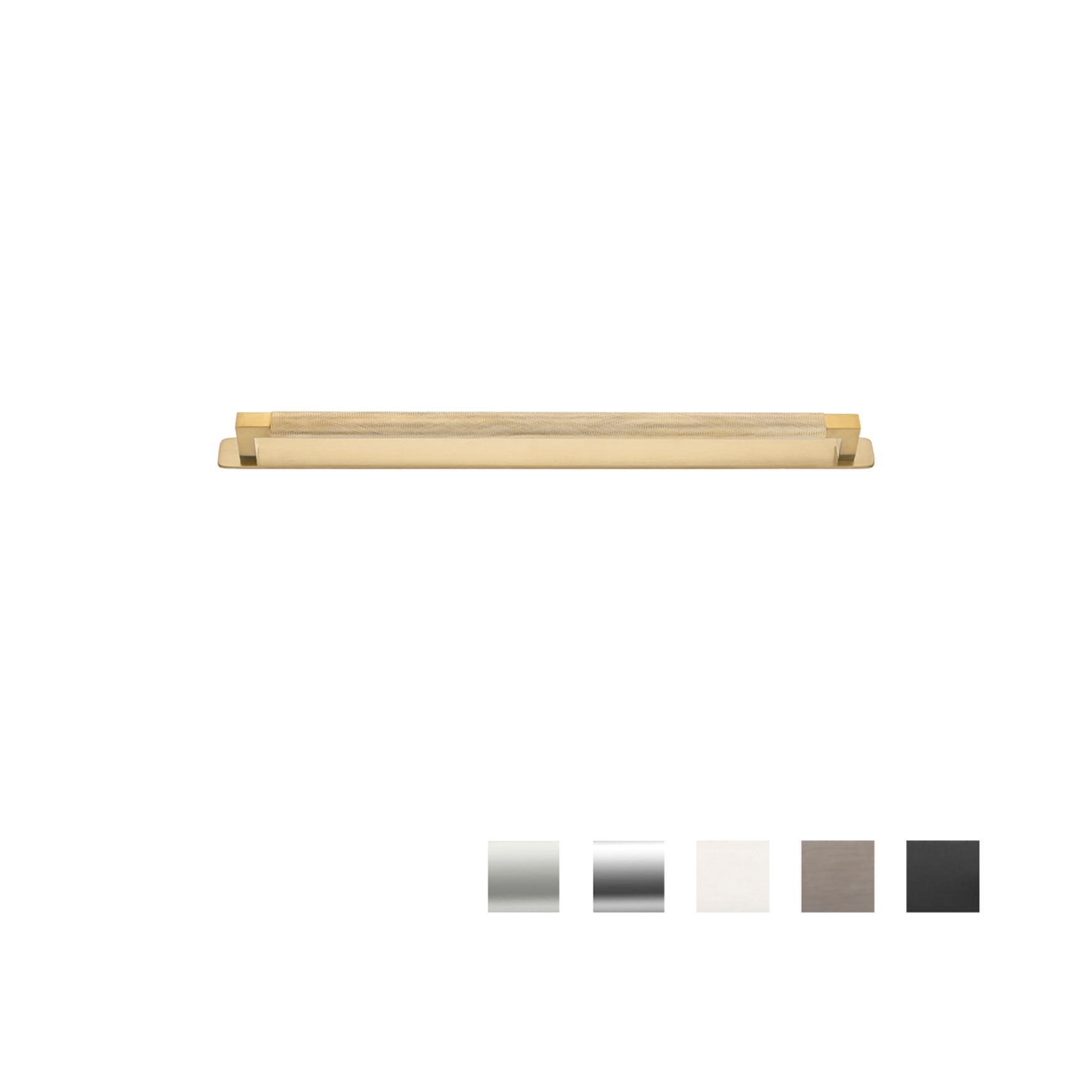 Iver Brunswick Cabinet Pull Handle with Backplate