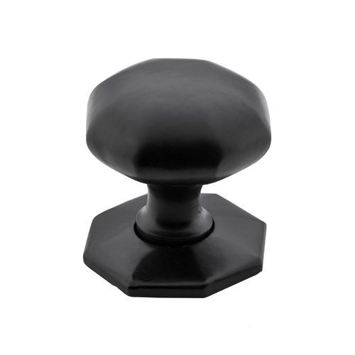 Tradco Octagonal Cupboard Knob with Backplate